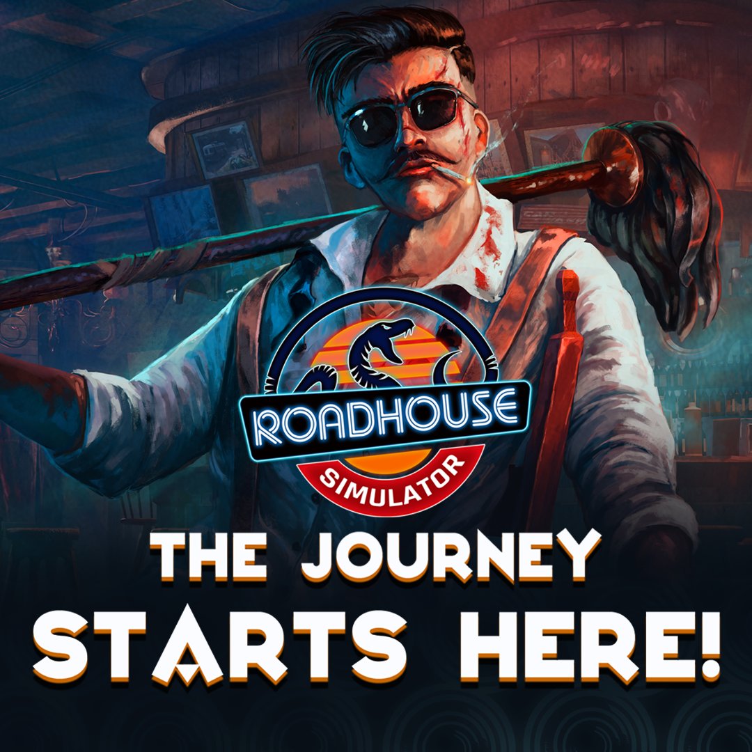 Start as a bouncer.
Fight biker gangs.
Build a Roadhouse empire along Route 66.

This is where it all began.
👉 Wishlist Roadhouse Simulator - bit.ly/RoadhouseSimul…
#RoadhouseSimulator #SimulationGame #Route66 #IndieGames #WishlistNow