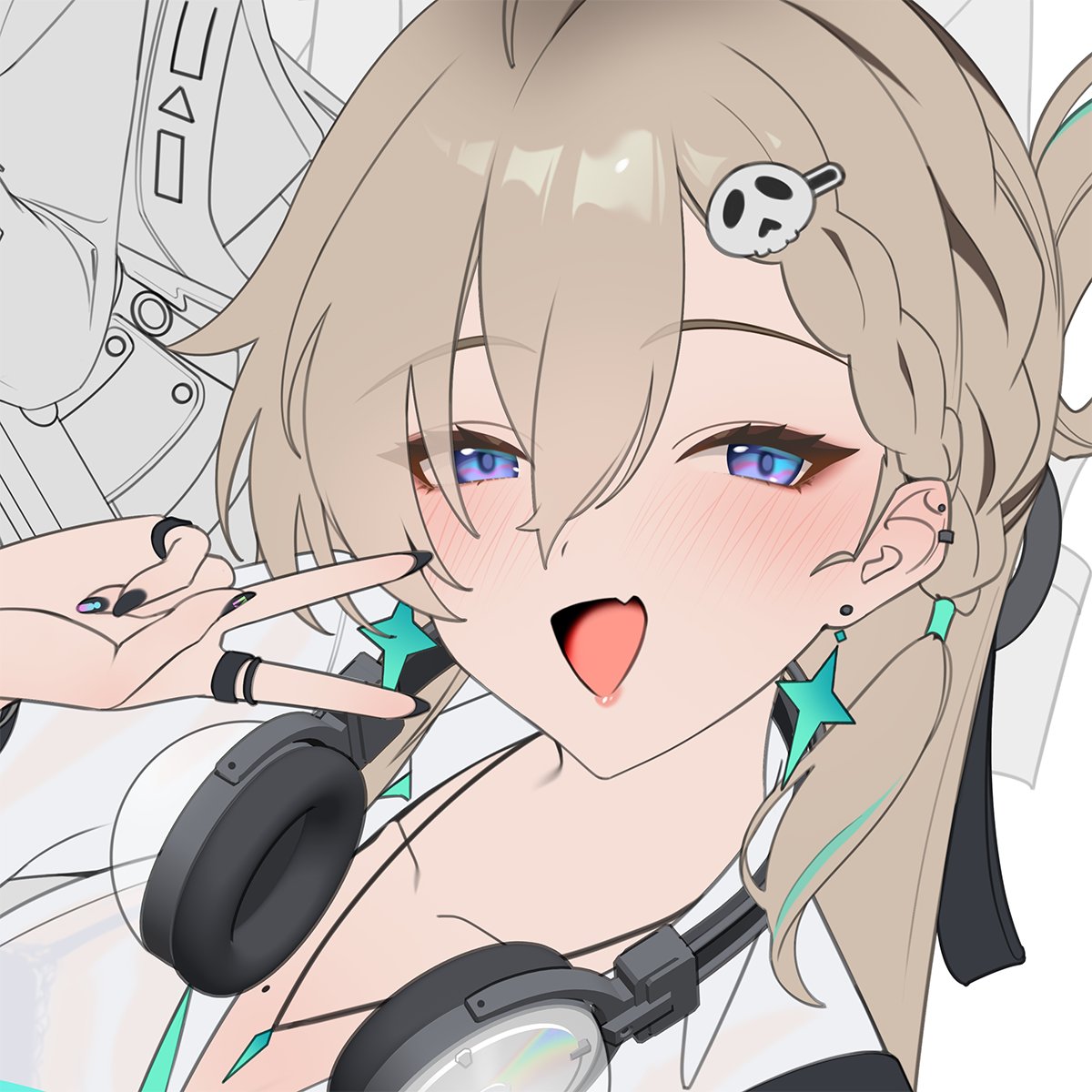 「」|青柳麓のイラスト