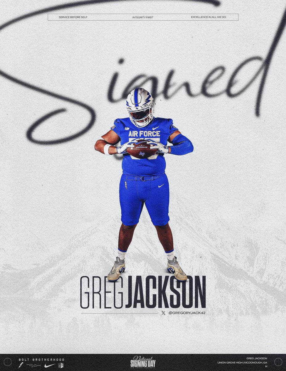 GregoryJack42's tweet photo. ⚡Let’s FLY⚡

@AF_Football 
@AF_FBRecruiting 
#BoltBrotherhood https://t.co/ZAsj0R0BCN