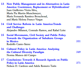GerardoMunck's tweet photo. Public Policy in Latin America

This new book -edited by Romero-Tarín &amp; @ndcardozo -examines public policy research in Latin America. It covers issues such as defense, welfare, health, migration, corruption, climate change &amp; public management

On the book: https://t.co/QcFOoR2JcM https://t.co/jT5kVQ0Lco
