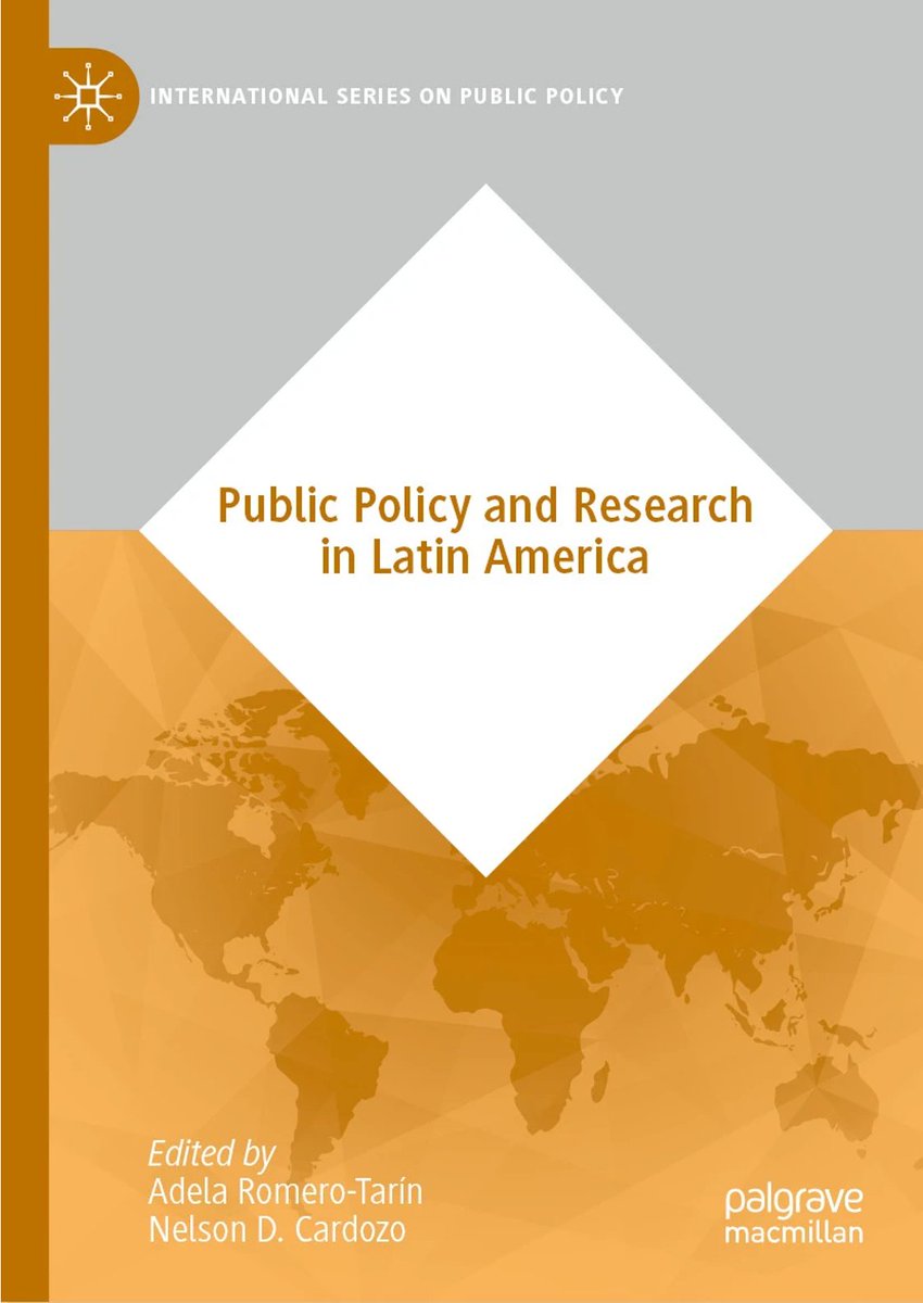 GerardoMunck's tweet photo. Public Policy in Latin America

This new book -edited by Romero-Tarín &amp; @ndcardozo -examines public policy research in Latin America. It covers issues such as defense, welfare, health, migration, corruption, climate change &amp; public management

On the book: https://t.co/QcFOoR2JcM https://t.co/jT5kVQ0Lco
