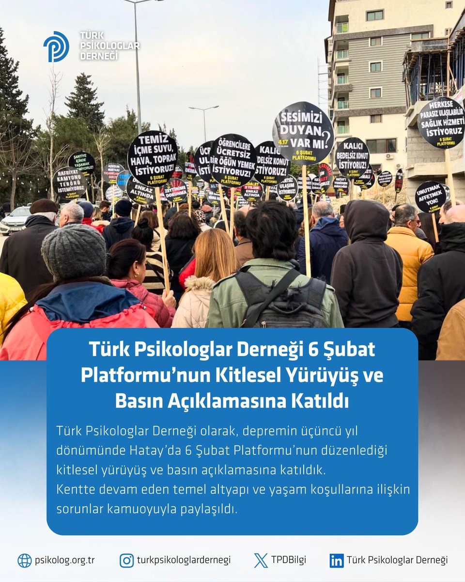 Türk Psikologlar Derneği tweet media