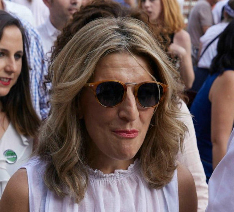 She’s Yolanda Díaz, Vice President of Spain.

They call her “la Tucan”, she has a peculiar nose, maybe so long from lying. But also “la fashionaria,” despite being a communist she likes dressing in luxury brands.

She wants to regulate and censor X in Spain like a good communist