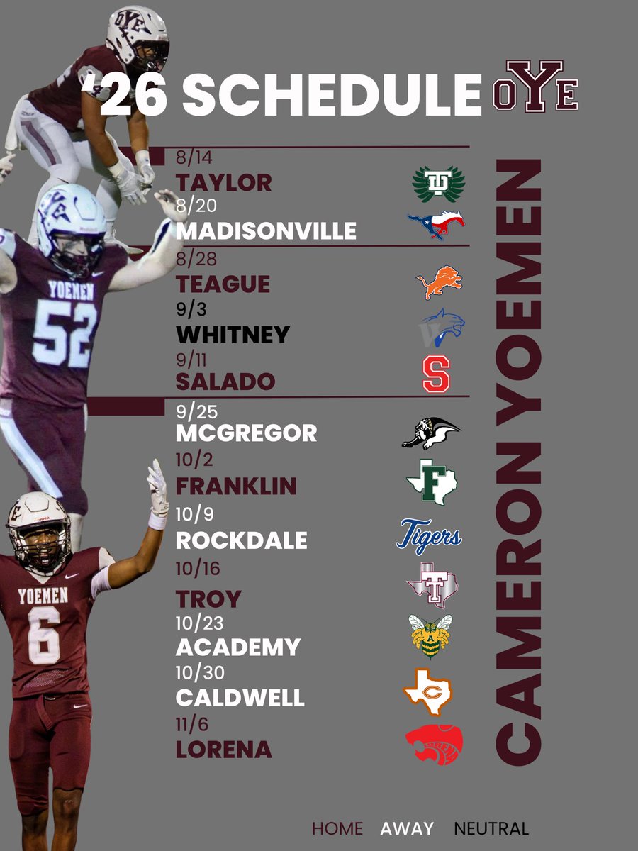 Yoe Football tweet media