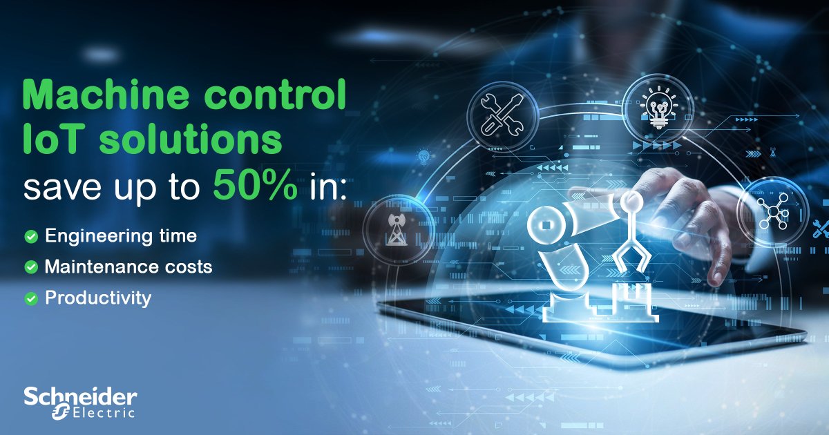 Next-gen machines for OEMs and machine builders are a step away. With <a href="/SchneiderEME/">SchneiderElectric ME</a> machine control IoT solutions, every stage of the machine lifecycle is innovated with EcoStruxure™ digital automation solutions.
Explore more here:
spr.ly/6015hKd2P

#AdvancingEnergyTech
