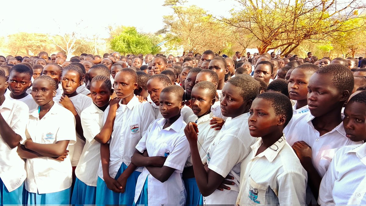 UpCbo74691's tweet photo. Today, we engaged girls at Chesta Girls High School, West Pokot County, to commemorate the International Day of Zero Tolerance for FGM under the theme: “Towards 2030: No End to FGM Without Sustained Commitment and Investment.”
Empowering girls with knowledge, voice &amp; confidence https://t.co/FHyLQOJpgX