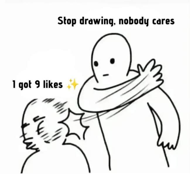 Only #smallartist  can relate 😭