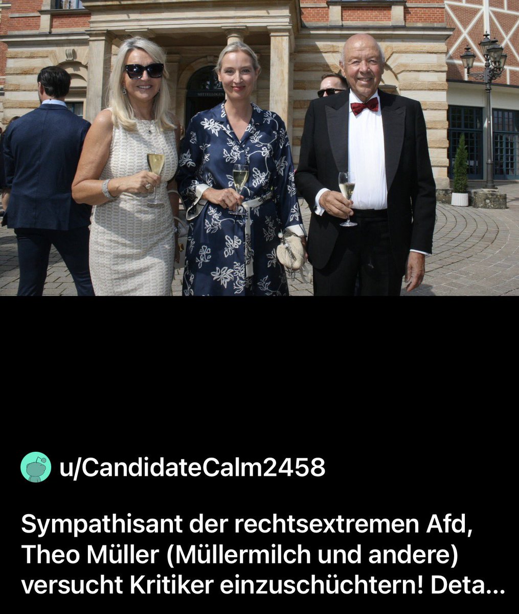 🚨Dringend: wenn hier jeder von uns nur zwei oder drei Euro spendet, dann haben wir im Kampf gegen die AfD und Rechtsextreme viel erreicht! #Campact e.V. wird von #Müllermilch verklagt! BITTE TEILEN! 

Campact e.V. SozialBank IBAN DE56 2512 0510 6980 0457 10 BIC BFSWDE33HAN