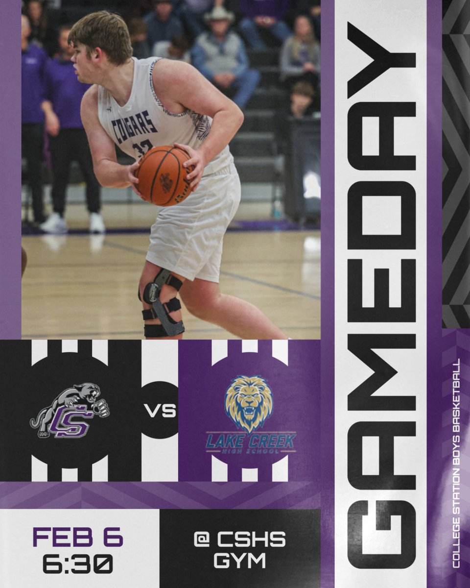 CSCougarHoops's tweet photo. Come out to watch your Cougs battle Lake Creek tonight! Freshman and JV play at 5 followed by Varsity at 6:30. #Clock_In #Work https://t.co/uTnsJRNOtf
