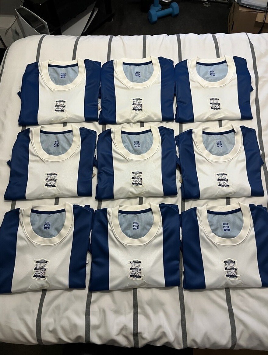 So glad all my shirts arrived at the same time #bcfc