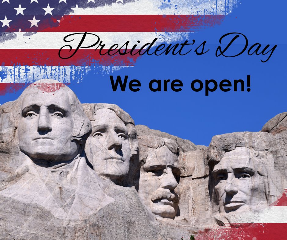 🇺🇸 We are open, even though it's a holiday! 🇺🇸