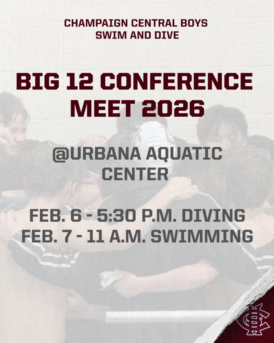 SwimmingMaroons's tweet photo. Come out to cheer on our divers and swimmers tonight and tomorrow at the Big 12 conference meet. The swimming portion will be livestreamed by a group from Normal West - link in bio. Go Maroons!! https://t.co/W1OPi9WMB1