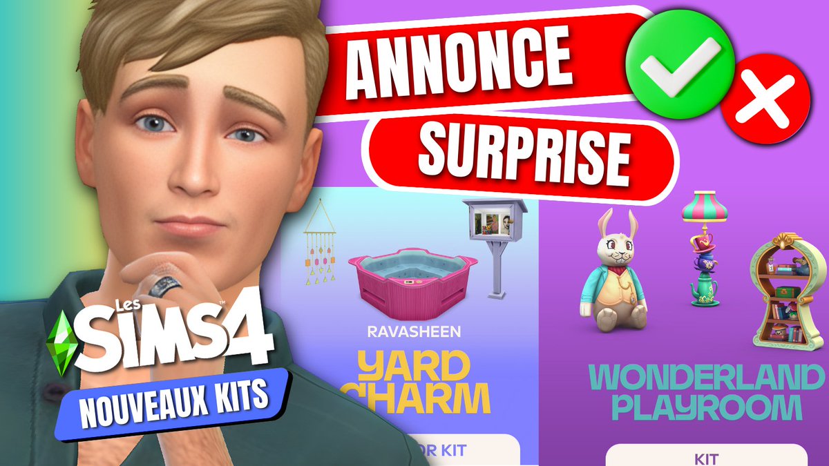 DEUX nouveaux kits viennent d'être annoncés par les Sims ! On découvre tout cela en vidéo 🧐👇 <a href="/EAFrance/">EA France</a> <a href="/LesSims/">Les Sims</a> 
▶ youtube.com/watch?v=tftxiS…
#Sims4 #CollaborationCommerciale #SponsoriséParEA #EACreatorNetwork