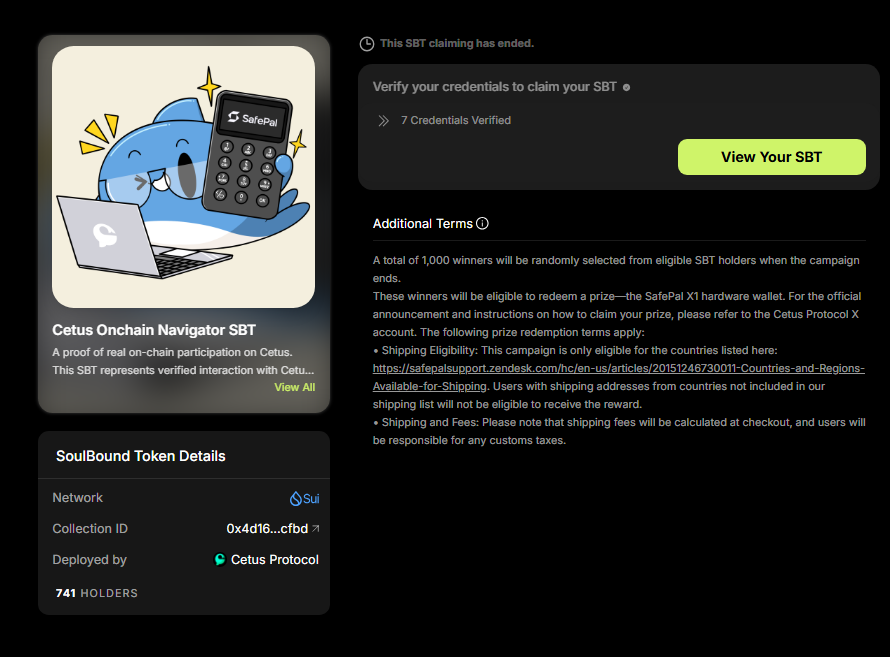 Fosky68's tweet image. 🔥Gratis tu Coldwallet🔥
Como lo oyes, hemos obtenido gratis nuestra #ColdWallet ☺️

Recordáis cuando os dije que lo recibiríamos 1000 ganadores? El caso es que tú y yo lo vamos a recibir porque sólo hubo 741 holders de este SBT, vamos, que estamos todos dentro.

No siempre