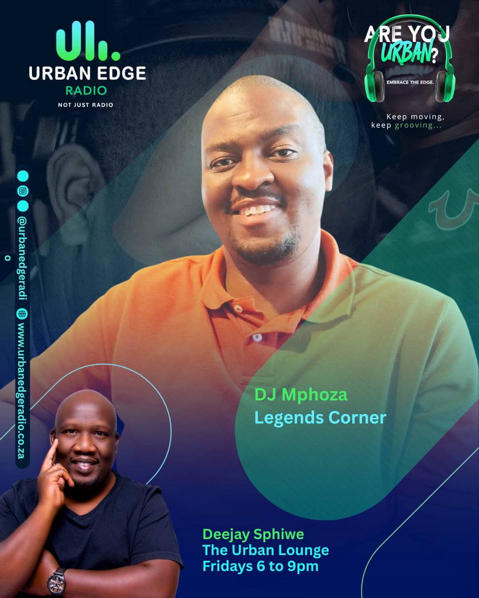 #TheUrbanLounge with <a href="/deejaysphiwe/">Siphiwe Motha</a> on <a href="/UrbanEdgeRadio/">Urban Edge - Not Just Radio</a> is such a Dope show... Tune in, my mix coming on later.. Link: urbanedgeradio.co.za
