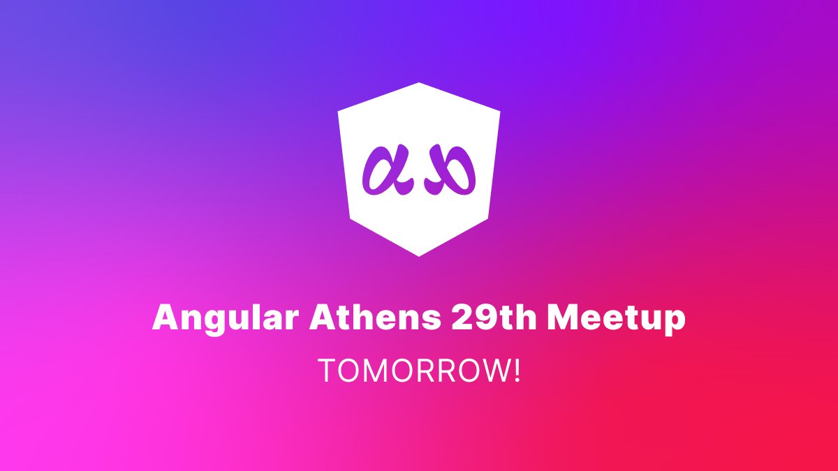 AngularAthens tweet media