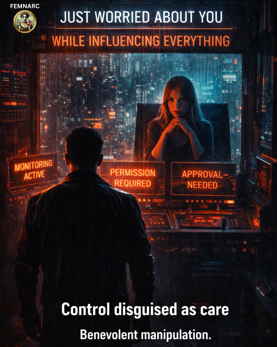 FEMNARC's tweet photo. Concern becomes governance when access is conditional.

Recognition without consent.

https://t.co/ZXuDm70uD4

#femnarc #meme #memecoin #softcontrol https://t.co/X7qT6GH7cP