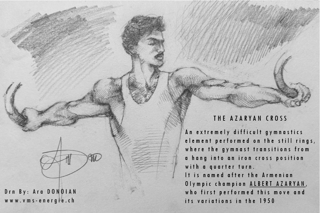arteye's tweet photo. The Azaryan Cross, named after the performance of the legendary Albert Azaryan. Drawn by @arteye https://t.co/L6lpn5mXgu