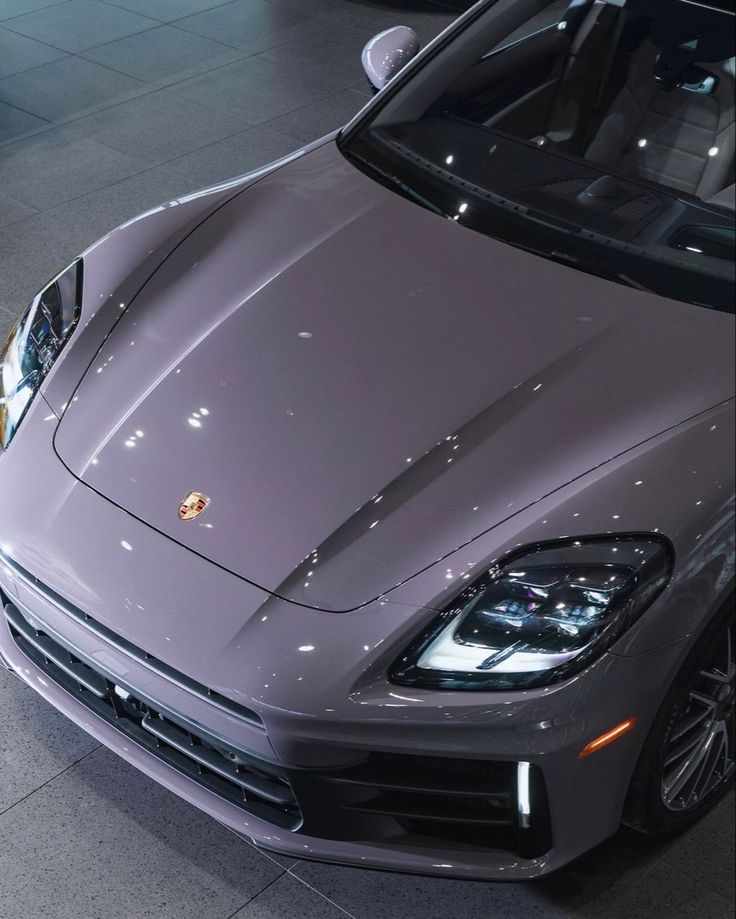 purple porshe