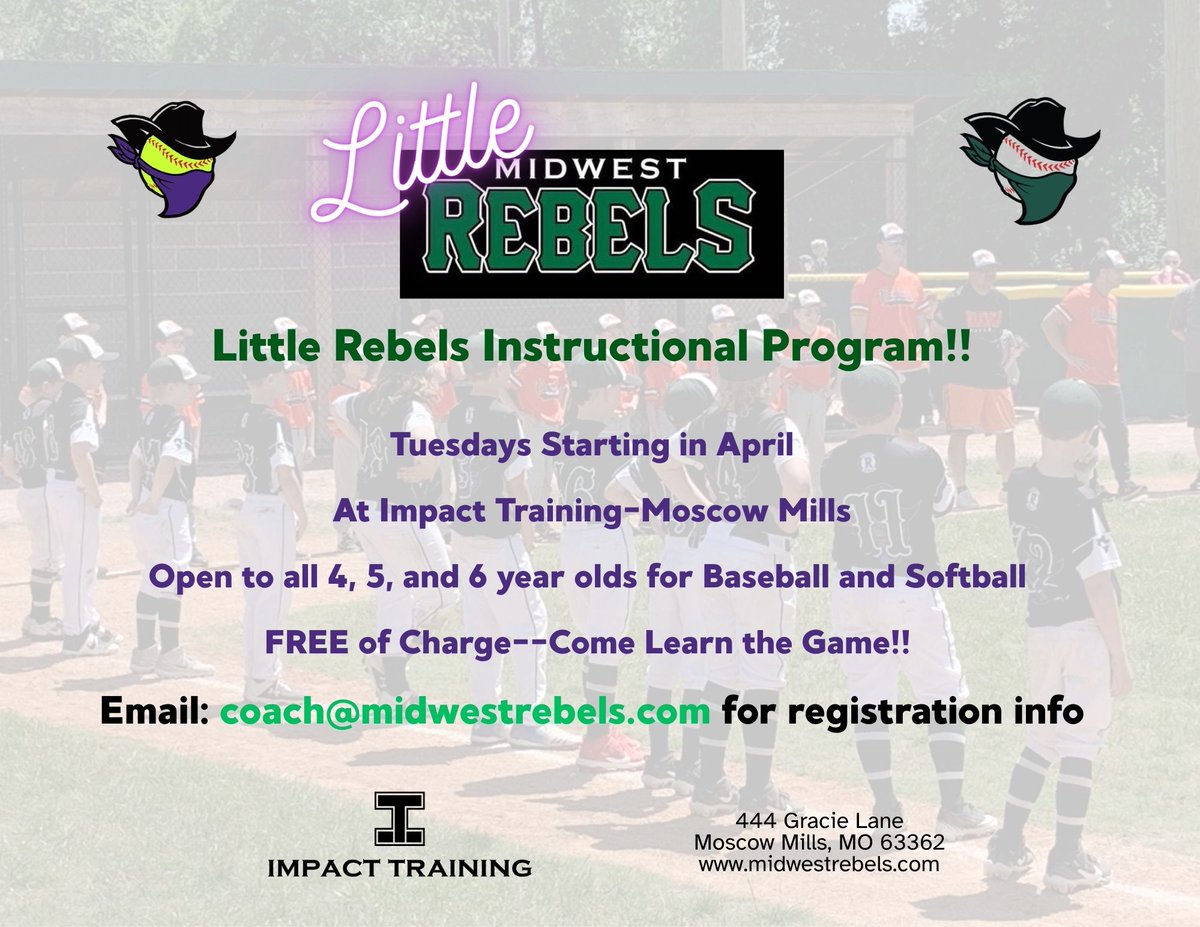 Midwest Rebels Baseball and Softball tweet media