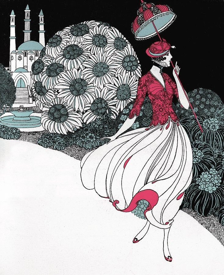 Illustration for Rubaiyat Of Omar Khayyam (1920) by Ronald Balfour