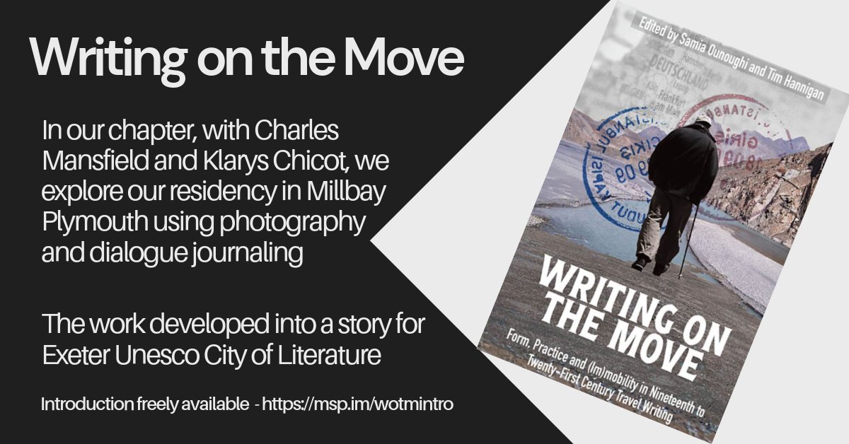 markstothard's tweet photo. Writing on the Move. In our chapter published by Berghahn Books, co-authored with Charles Mansfield and Klarys Chicot, we explore our residency in Millbay, Plymouth, through photography and dialogue journaling. 
Read the introduction - https://t.co/RcYrsx0Svh https://t.co/sCbI70UssZ