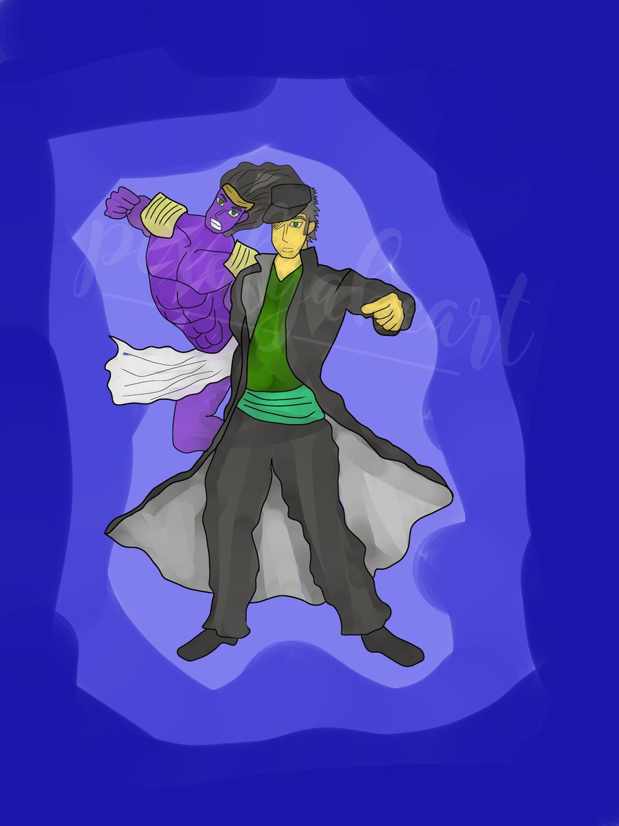 pixelgabeart's tweet photo. Jotaro Kujo from JoJo. I tried to focus more on the colors and the background for this fanart, hope you guys like it! 😁
#art #jotarokujo #artmoots #jojobizarreadventure #jjba #digitalart #fanart #traditionalart #manga #drawings #ArtistOnTwitter #smallartist #illustration https://t.co/EjEqToexKc