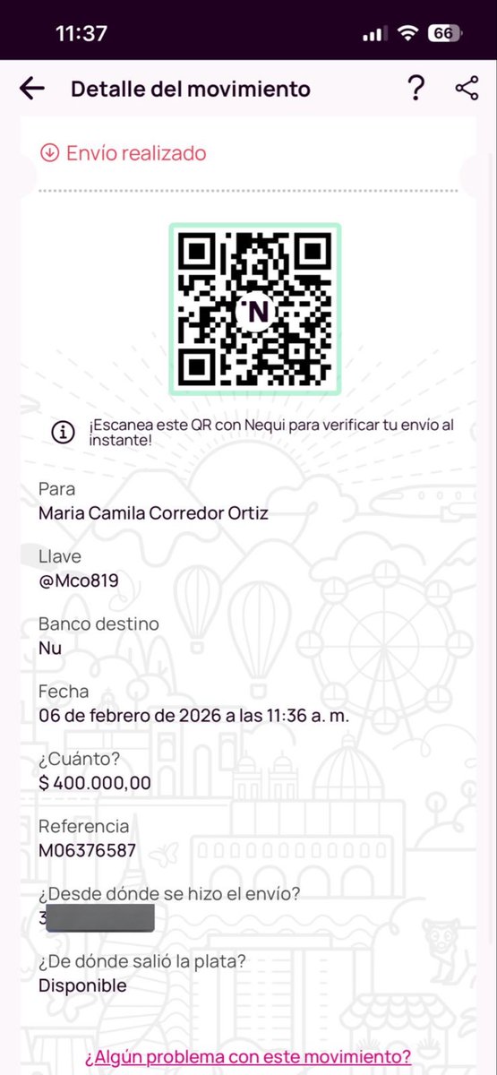 Oigan, me equivoqué al transferir un dinero, pls ayúdenme con un RT para encontrar a la persona que lo recibió y pedirle que me lo regrese🫶🏽😩