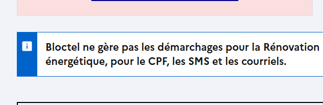 Le service Bloctel mis en place pour éviter cette immense pollution qu'est le démarchage téléphonique NE COMPRENDS PAS les principaux motifs de démarchage. <a href="/benoithamon/">Benoît Hamon</a> <a href="/MartinePinville/">Martine Pinville</a> 
La version 2026 nous libérera-t-elle de cette agression ? <a href="/naegelenchris/">Christophe Naegelen</a> <a href="/pjverzelen/">Pierre-Jean Verzelen</a> <a href="/plecamp/">Pascal Lecamp</a>