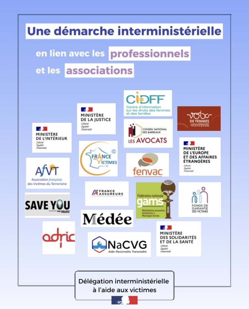 Déléguée interministérielle à l'aide aux victimes tweet media