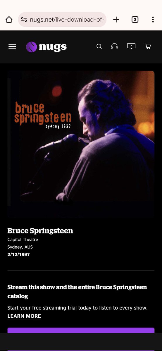 First Friday <a href="/springsteen/">Bruce Springsteen</a>