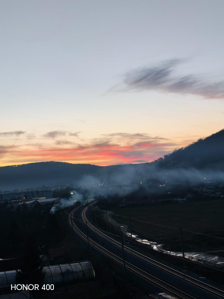 Cerul meu azi. Seară făină X.🌠