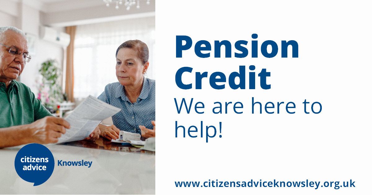 In Knowsley, around 6 in 10 Pension Credit applications are approved. 

If you’re over State Pension age, it’s worth checking - even a small amount can help with everyday costs. 

Please read our research at citizensadviceknowsley.org.uk/pension-credit… to find out more.