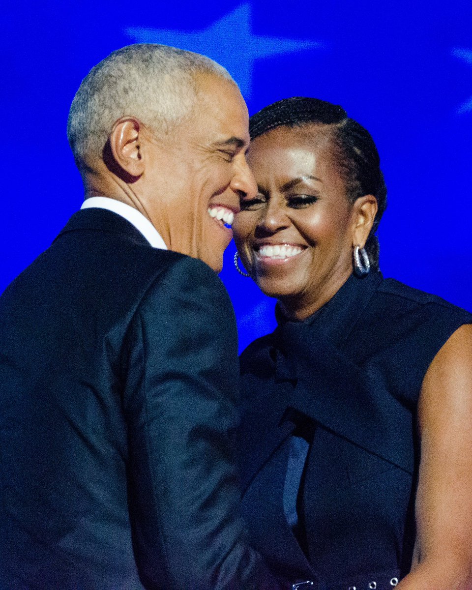 TheKempire's tweet photo. I see why he’s mad. Melania, his family and the country can’t stand him. Happy Black History Month to the Obamas! #BlackHistoryMonth https://t.co/k4eJInpjX2