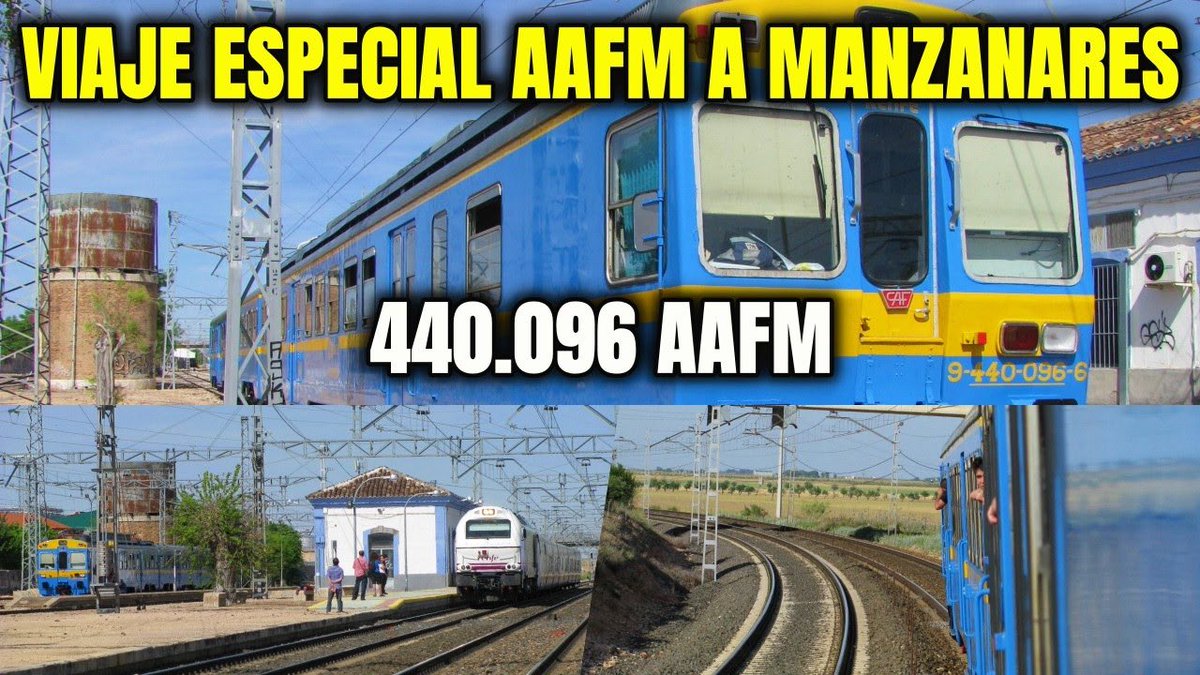 Viaje Especial de la AAFM con la 440.096 a Manzanares en 2012. <a href="/AAFMadrid/">A. A. F. de Madrid</a> 

youtu.be/0oam0B4DSco?si…
