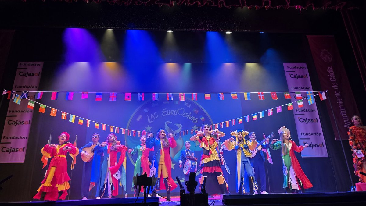 La chirigota Las Eurovisivaa en #COAC2026FinalJuvenil #COAC2026FJ