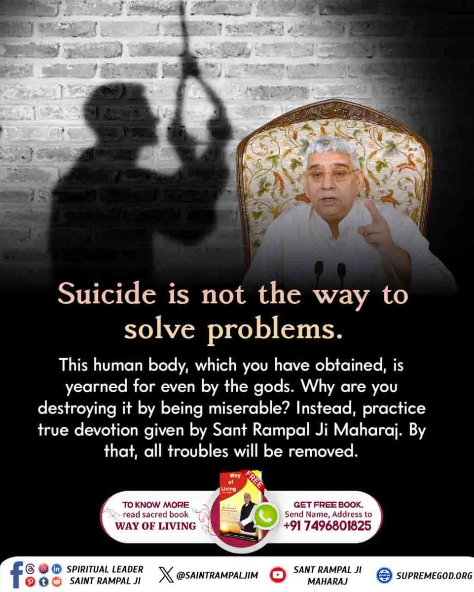 #GodMorningFriday
This human body, which you have obtained, is yearned for even by the gods. Why are you destroying it by being miserable? Instead, practice true devotion given by Sant Rampal Ji Maharaj. By that, all troubles will be removed.
<a href="/SaintRampalJiM/">Sant Rampal Ji Maharaj</a> 
<a href="/SatlokChannel/">SA News Channel</a>