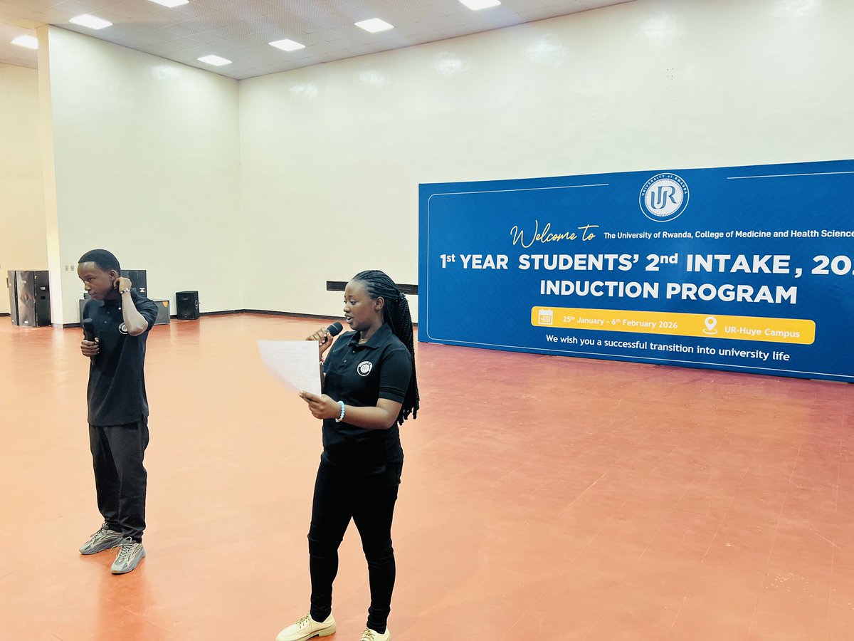 UrsuHuye's tweet photo. Today at @UR_Huye, we successfully concluded the Induction Week for Second Intake new students at @UCmhs. The program offered academic guidance, campus values, and student support services, while students also performed activities that built their confidence and experience. 🎓✨ https://t.co/nV8Ez5GXTM