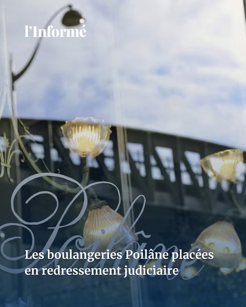 🔴Les boulangeries Poilâne ont été placées en redressement judiciaire, dévoile <a href="/Morgan_Leclerc/">Morgan Leclerc</a>

Fragile depuis plusieurs années, l’entreprise a été plombée par la fermeture temporaire de son atelier de fabrication pour raisons d’hygiène.

▶️l.linforme.com/n62fuvef