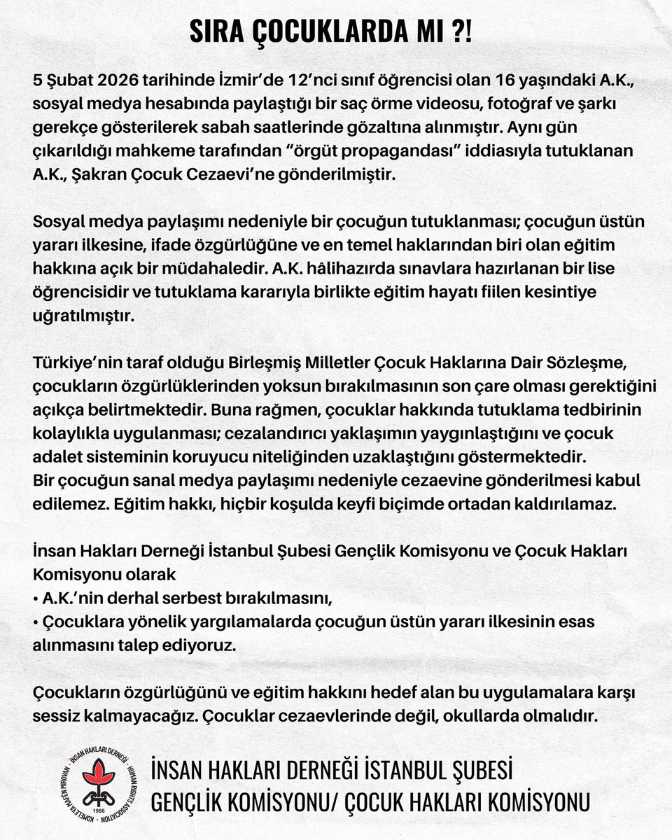 SIRA ÇOCUKLARDA MI?!