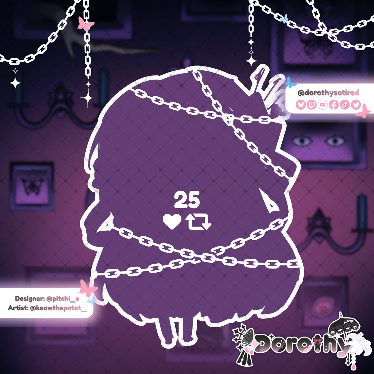 【 ??? 𝐑𝐞𝐯𝐞𝐚𝐥】
♡ + ↻ to unlock!
☂️On your knees, Darling~
Your lady has arrived🦋
#VtuberTH #Vtuberuprising