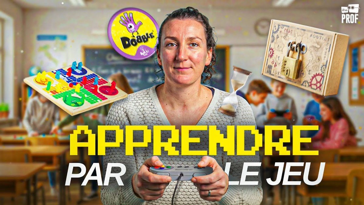 C'est LA vidéo qu'il faut regarder avant de se lancer dans des stratégies de ludicisation en classe !  🤩 🤩 🤩
Bravo Ségolène, Romain et toute l'équipe derrière cette production incroyable. 
 🎮 youtube.com/watch?v=gMou-M…