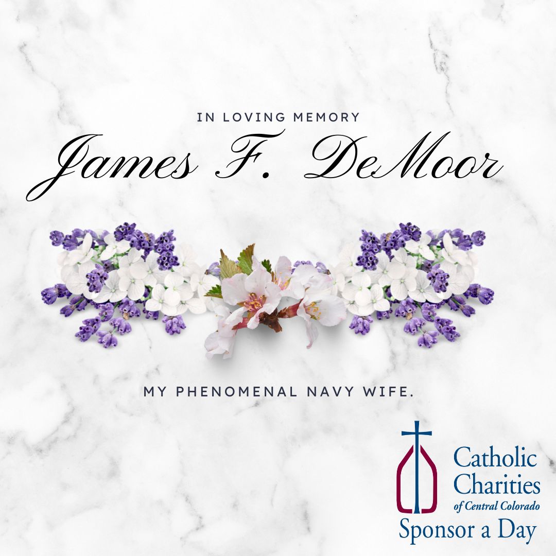 Today’s sponsor message is "In Loving Memory of James F. DeMoor." We are deeply thankful for your sponsorship today as you honor the memory of your loved one.

#CCharitiesCC #SponsorSuccess