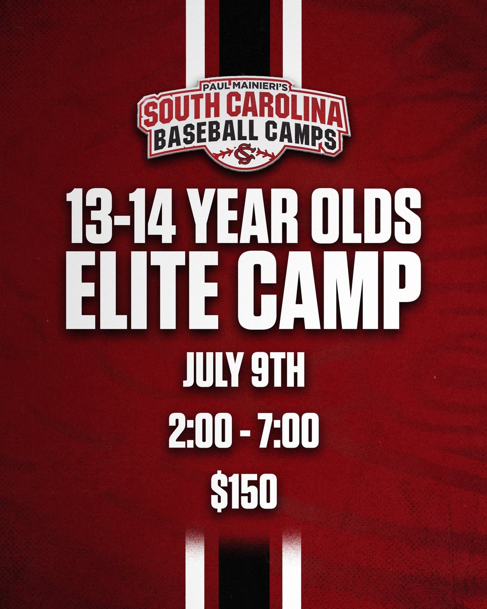 South Carolina Baseball Camps tweet media