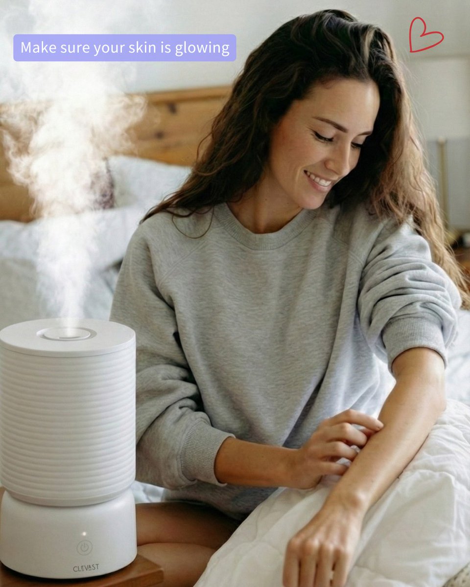 ClevastOfficial's tweet image. Roses are red, winter air is dry…
your skin deserves better than that! 😌

Glowing skin starts at home, not just your skincare shelf!
Glow season starts here! 👉 clevast.com

#Clevast #humidifier #humidifiers #smarthome #SleepBetterTonight #winteressentials #dryskin