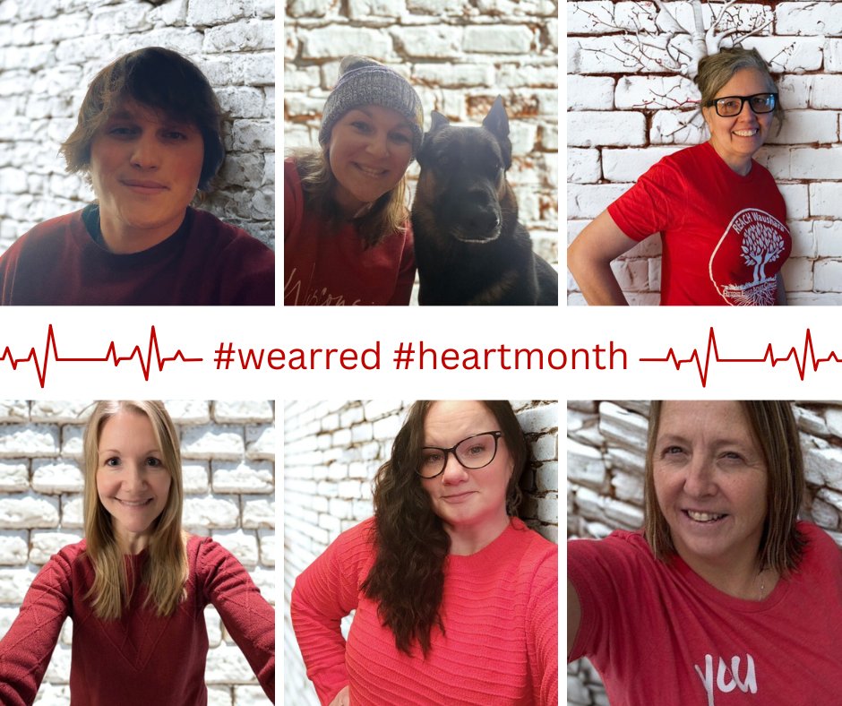 WausharaHealth's tweet photo. IT'S NATIONAL WEAR RED DAY FOR HEART HEALTH MONTH.  Some of our staff participated and showed their support.  Show your support, share your pictures in the comments. https://t.co/uNt9ruxObT