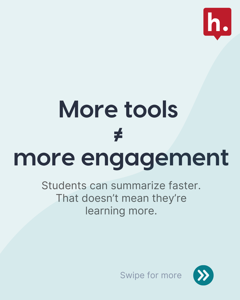 hypothes_is's tweet photo. AI changes the tools.
Engagement still changes learning.
Students don’t need more content — they need more interaction. When reading is social, learning becomes visible.
Read the blog:
👉 https://t.co/E42FqATAG9
#AIinEducation #SocialAnnotation #HigherEd #ActiveLearning https://t.co/RLfCaLF0bN