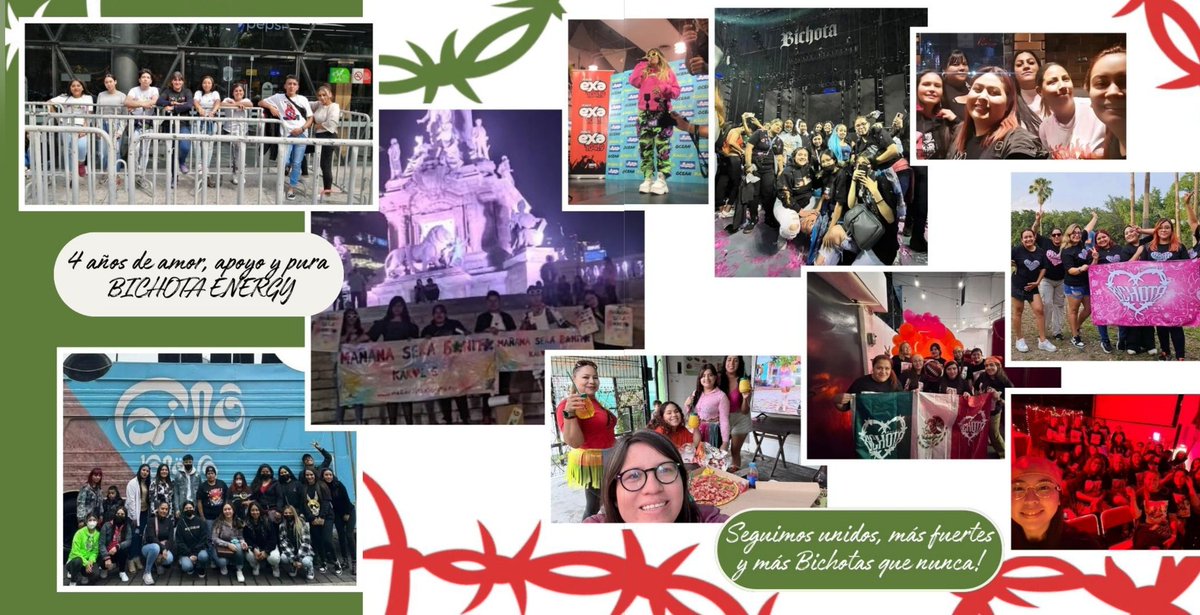 bichota_mexico's tweet photo. Bichota México celebra un año más siendo familia 💚🤍❤️

Unid@s por la música, la fuerza y el corazón de Karol G 🧡✨️

Gracias a cada Bichot@ por formar parte de esta historia 🇲🇽

¡Los amamos mucho! 🫶🏼 https://t.co/JVG1cjsGYB