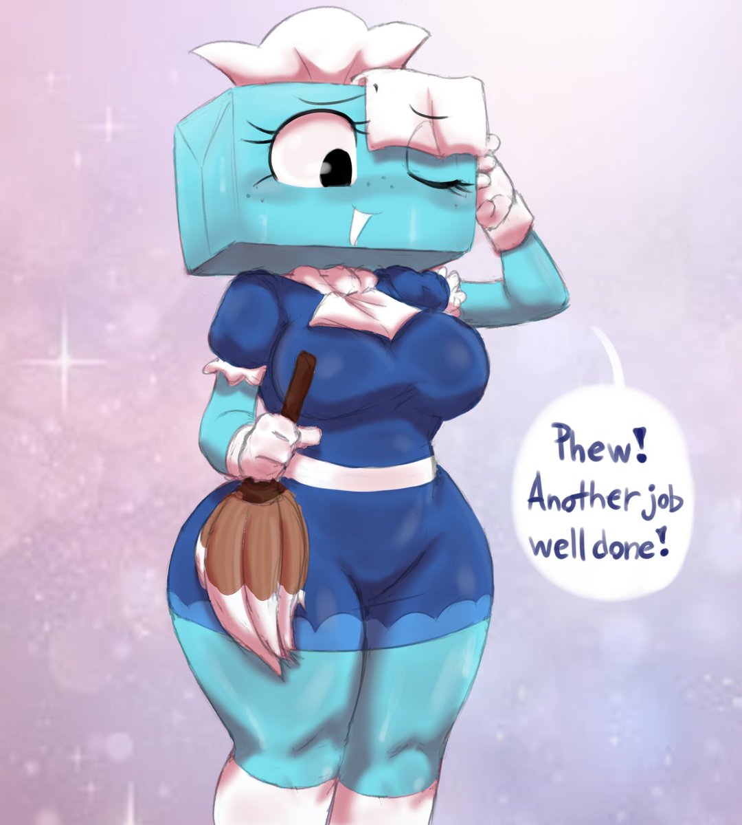 sillytypefella's tweet photo. tisha works up a sweat
#tisha #dandysworld #art https://t.co/u0LA6IUeIV