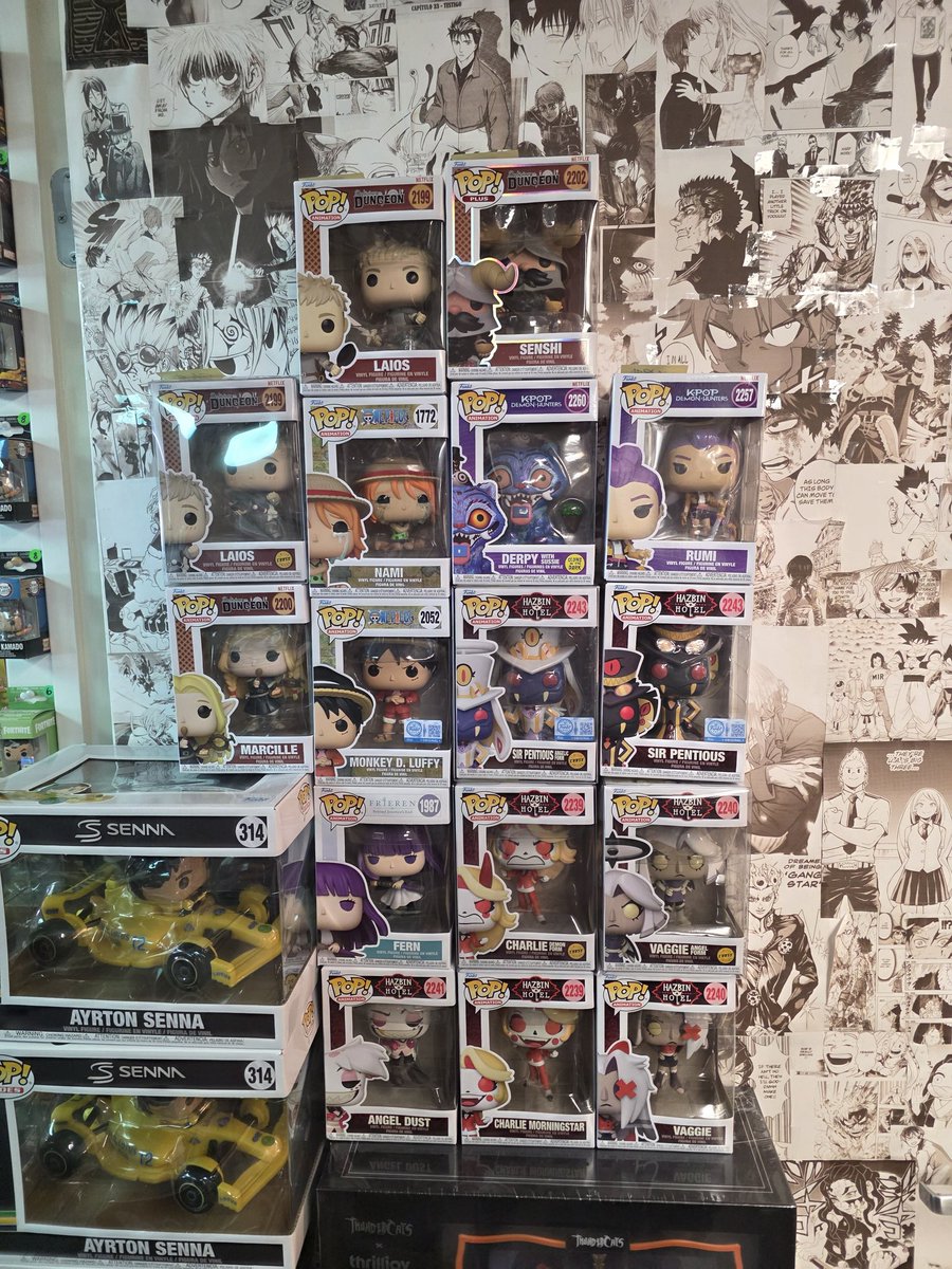 🚨 NEW RELEASE ALERT 🚨

ANIME DROP!

Hazbin Hotel
K-POP Demon Hunters (extremely limited stock)
One Piece
Delicious in Dungeon
Frieren

+ CHASES+